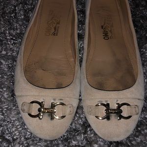 Salvatore Ferragamo women’s size 7 1/2 Suede Flats